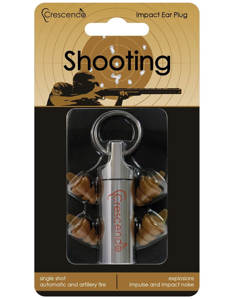 Crescendo Shooting - Hypear custom-fit product, 3D-printed in Sweden with precision scanning technology for perfect fit and superior comfort